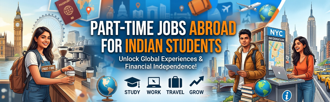 Part-Time Jobs Abroad for Indian Students
