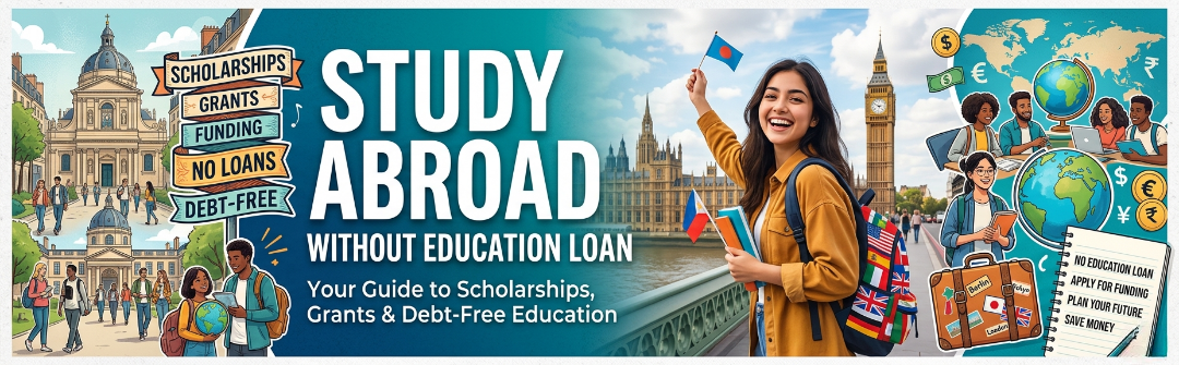 abroad without education loan