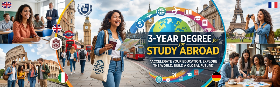 3-year degree for study abroad