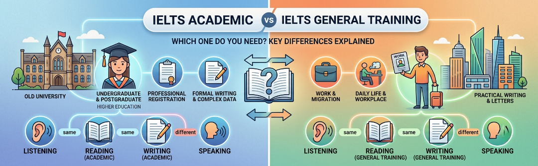 IELTS Academic vs IELTS General