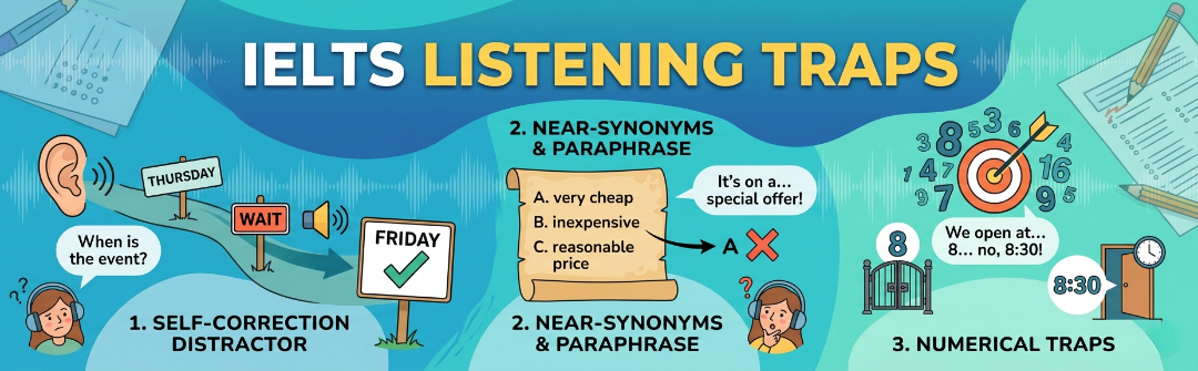 IELTS listening traps