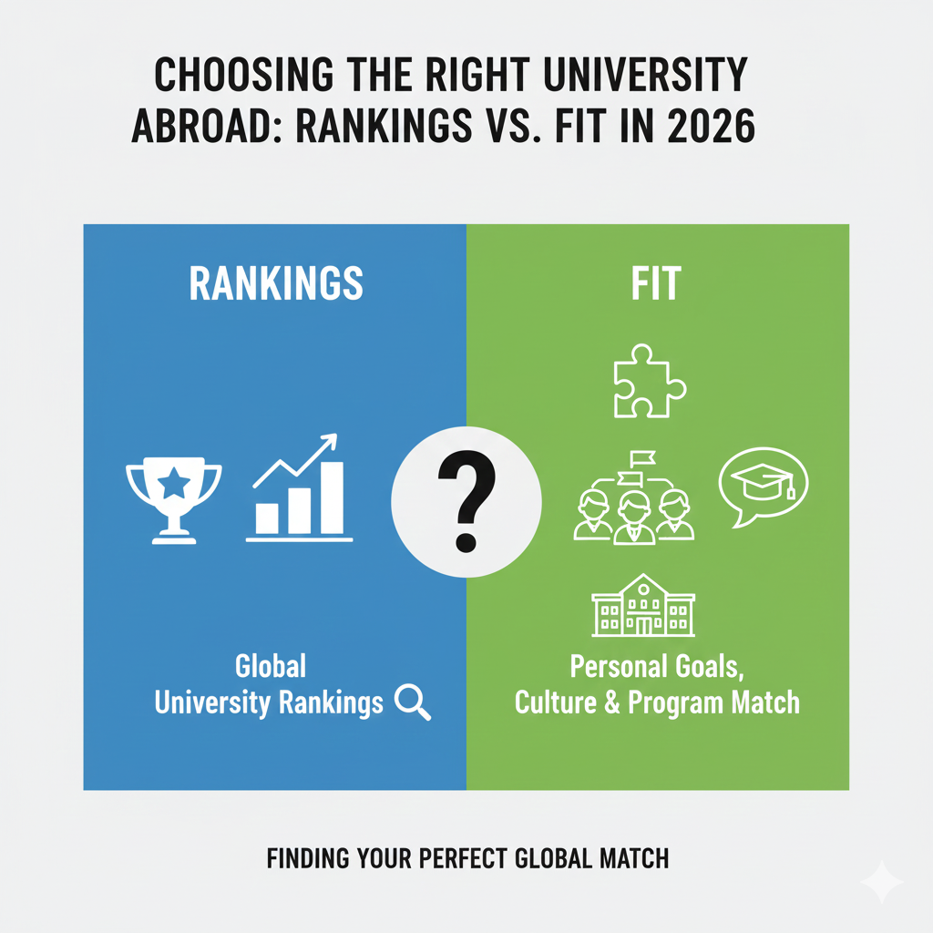 Choosing the right university abroad