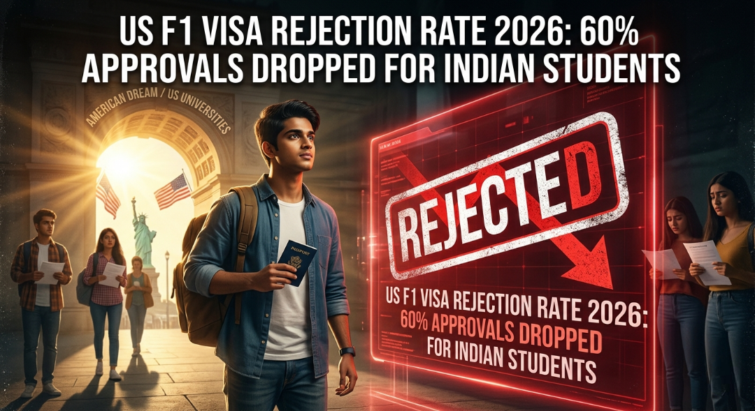 US F1 visa rejection rate 2026