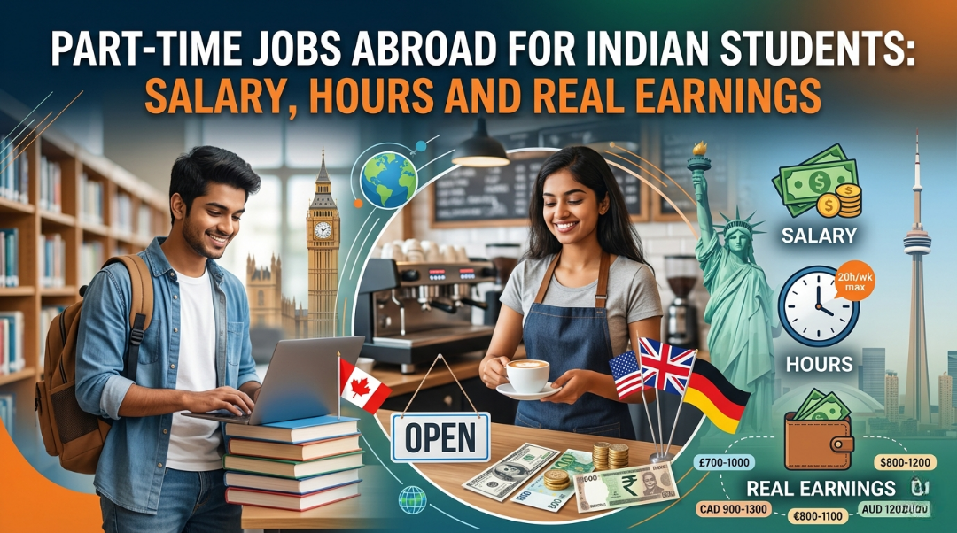 Part-Time Jobs Abroad for Indian Students