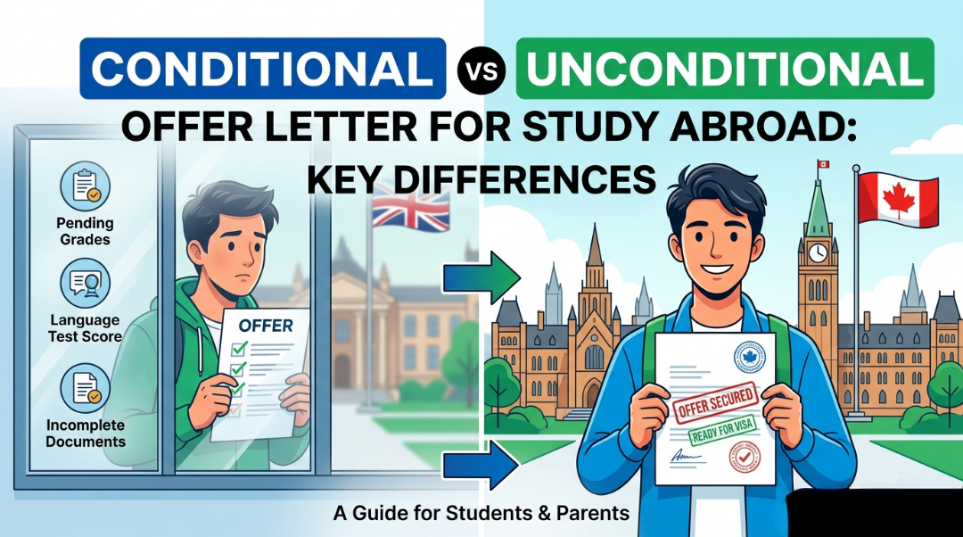 conditional vs unconditional offer letter