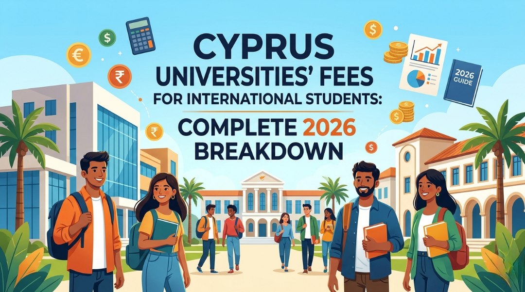 Cyprus universities' fees for international students
