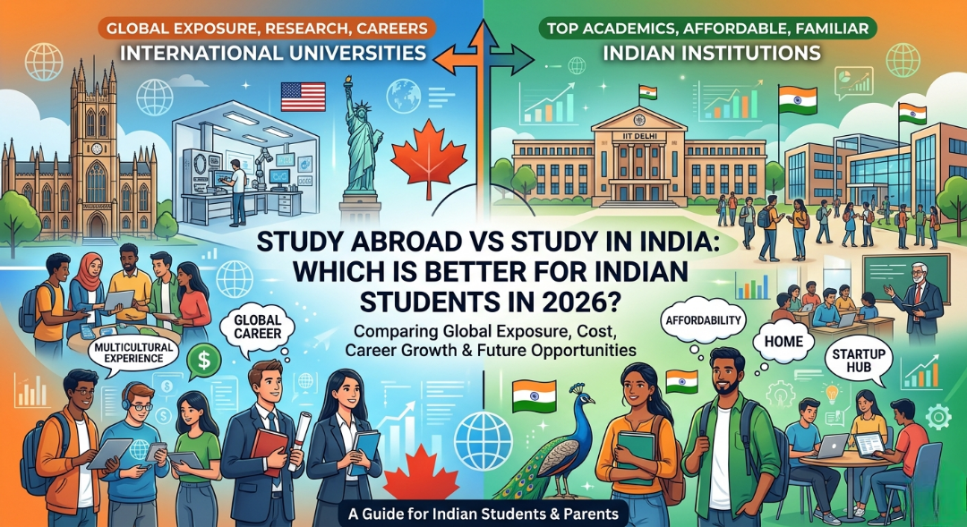 Study Abroad Vs Study in India