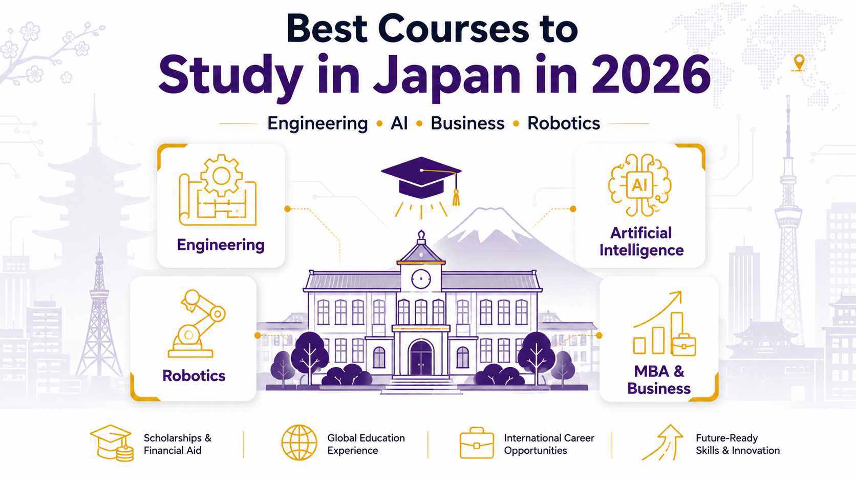 Best courses to study in Japan