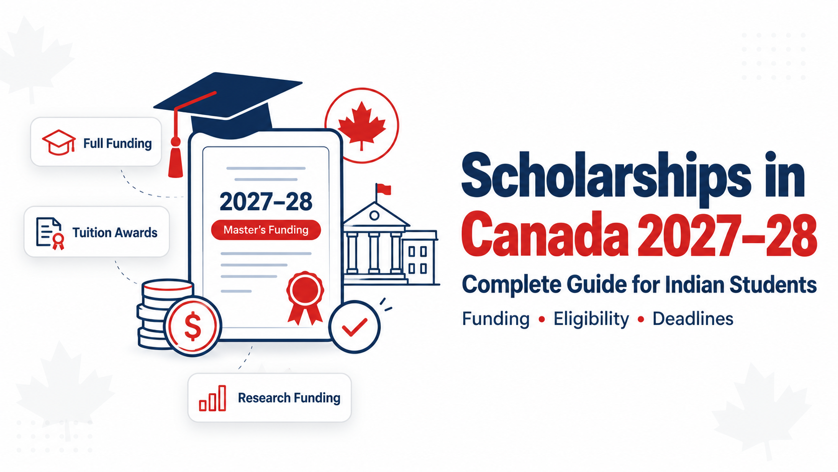 Canada scholarships Indian students 2027