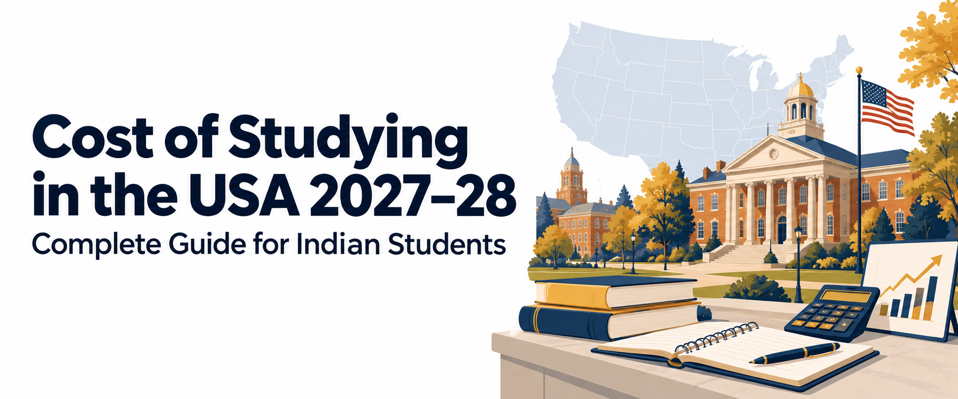 Cost of Studying in USA 2027–28 for Indian Students